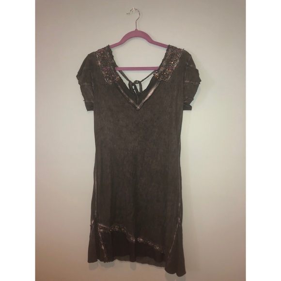 Grey T-Shirt Dress - Picture 1 of 1